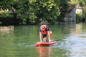 A la recherche d'équilibre sur le paddle