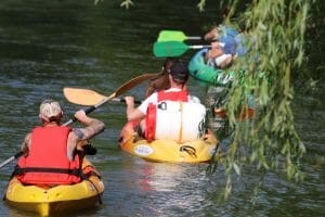 Canoë kayak sur le Loing