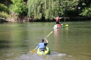 Canoë kayak sur le Loing de Grez sur Loing à Moret sur Loing