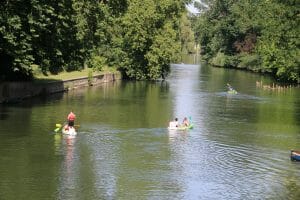 Canoë kayak sur le Loing de Grez sur Loing à Moret sur Loing