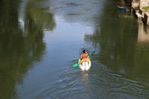 Canoë kayak sur le Loing de Grez sur Loing à Episy