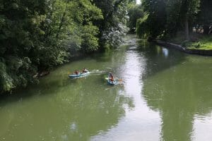 Plaisir du canoë sur le Loing