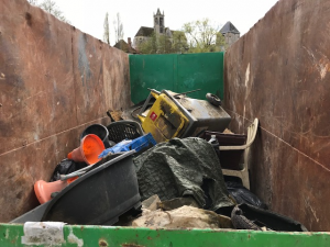 déchets ramassés entre episy et moret